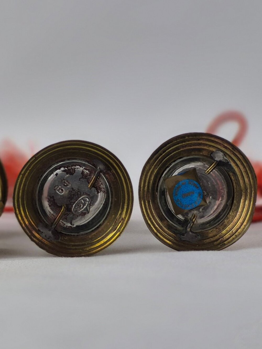 Vintage House of Lloyd Brass Coach Lamp Ornaments Set of 4 - Picture 10 of 15